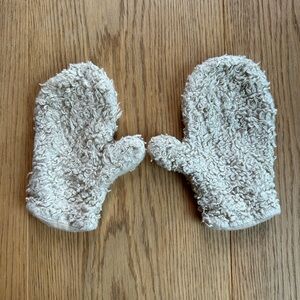 Simple Folk Cozy Organic Cotton Sherpa Mittens 3-6Y